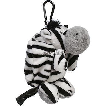 Four Paws Poo  Kins Zebra Dog Waste Bag Dispenser  