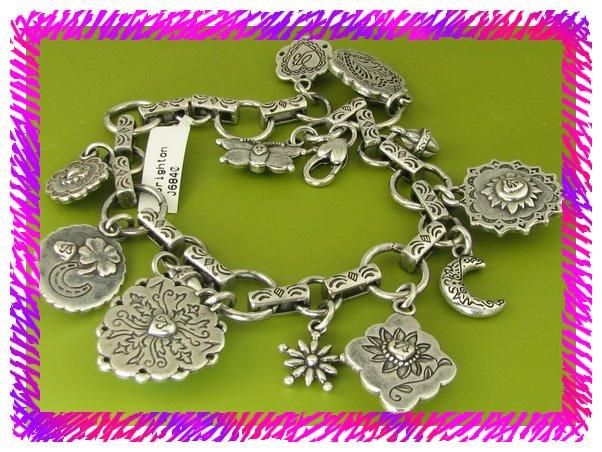 BRIGHTON PAINTO DESERT Charm Bracelet NWTag w Pouch  