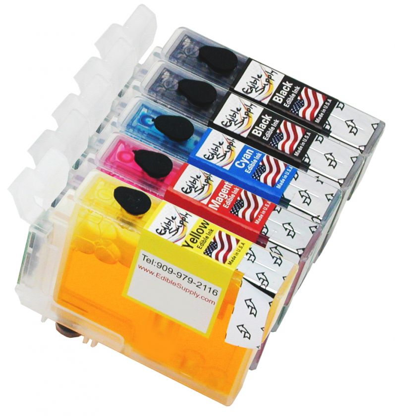 Edible Image Edible ink Tank for Epson Printer 4 Colors  