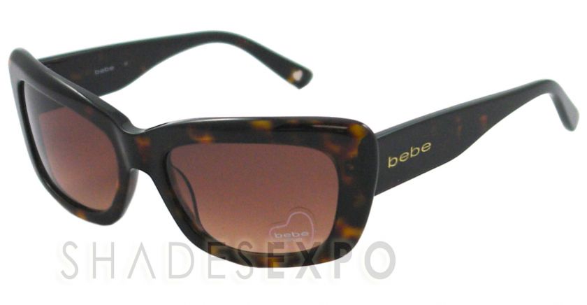 NEW Bebe Sunglasses BB 7033 TORTOISE 001/TORTOISE BELLA DONNA AUTH 