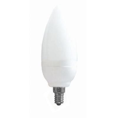 Compact Fluorescent Candelabra Chandelier Bulb 9w 30K  