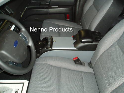 Gray Center Console With Black Armrest Crown Victoria P71 Police 