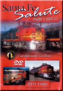 Santa Fe Salute Parts 1 and 2 DVD NEW ATSF Super Chief  