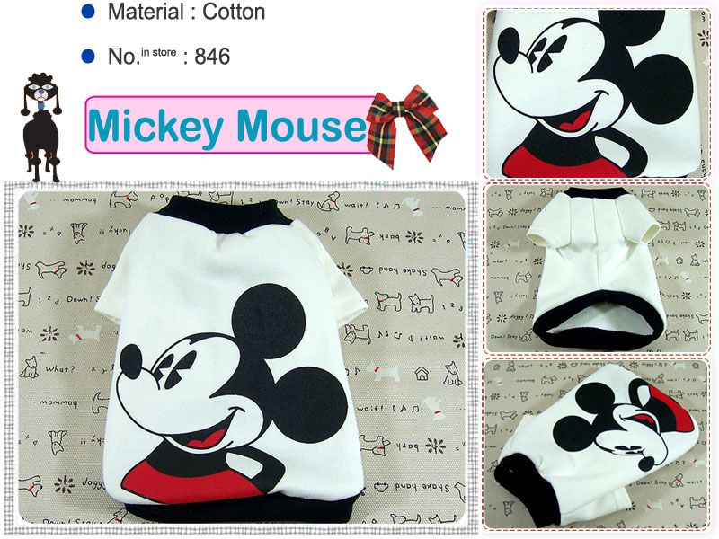 mickey mouse dog shirt
