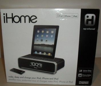 iHome Dual Alarm Stereo Clock Radio #ID91BZC  