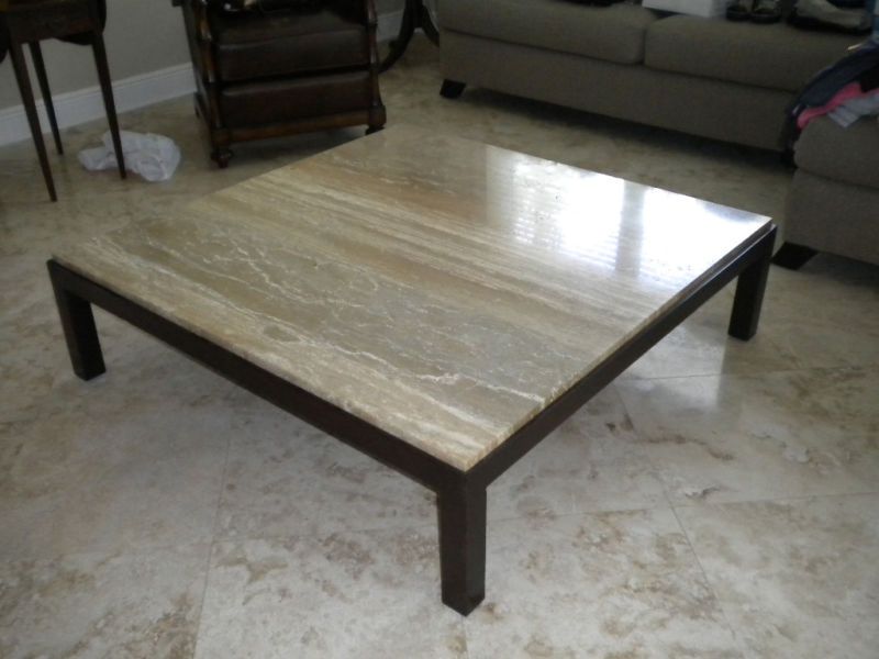 Dunbar Wormley Mid Century Marble Coffee Table Rare  