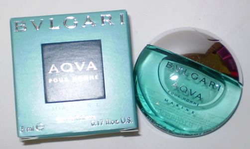 BULGARI BVLGARI AQVA AQUA MARINE Cologne Perfume Mini Men  