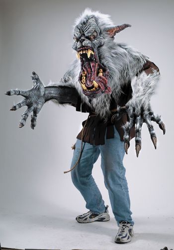 HALLOWEEN PROP WEREWOLF CREATURE REACHER COSTUME MASK  