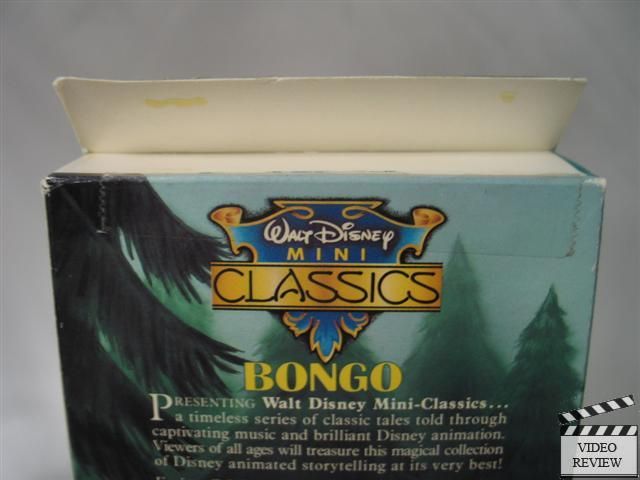 Bongo VHS Disney Jiminy Cricket 012257749038  