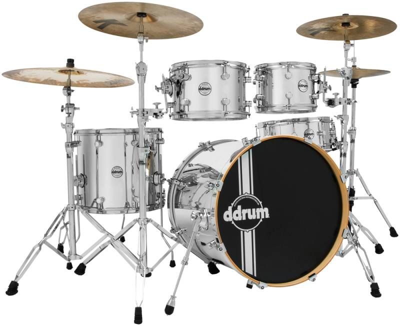 ddrum Reflex Chrome 5 peice drum Shell Pack, Alder, New  