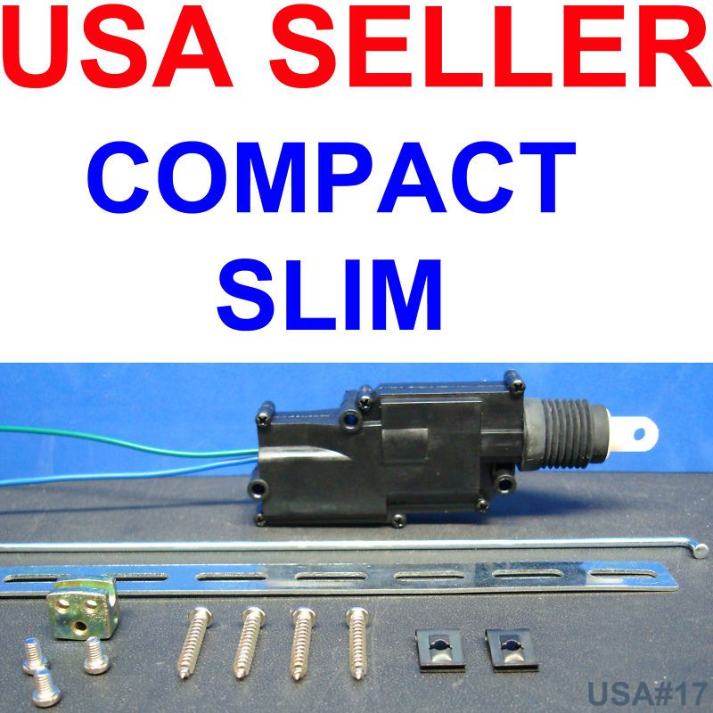 DOOR LOCK COMPACT SLIM ACTUATOR POWER MOTOR USA SELLER  