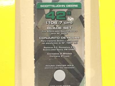 ARNOLD Mower Blade Set for JD Scotts 42 Deck Mower NEW  