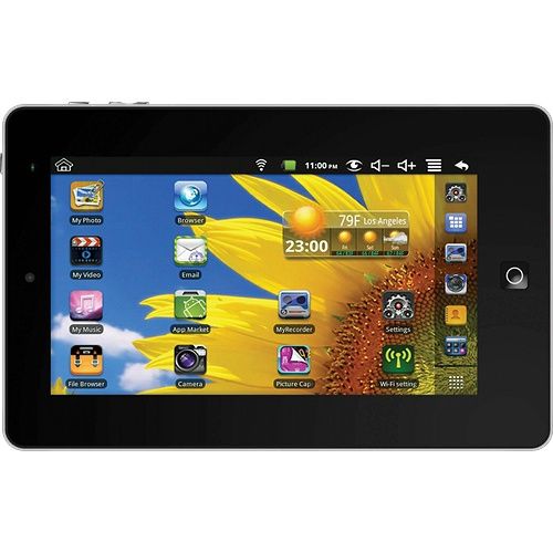 Ematic eGLIDE 2 7 Touch Screen Android Tablet   Black  