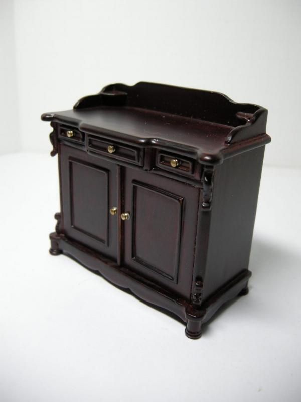 Dollhouse Miniature Famous Maker Furniture 80054 Mahogany Wash Stand 