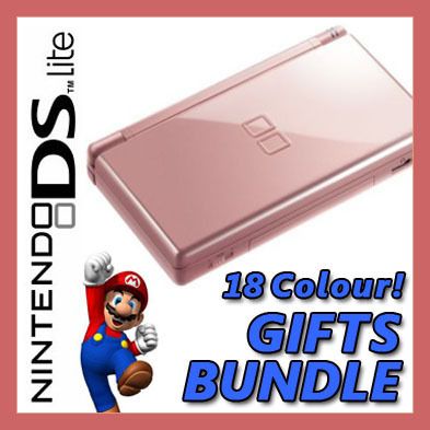   Nintendo DS Lite NDSL Game Console System + GIFTS 0045496718138  