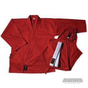 ProForce Karate Uniform Gi Martial Arts Gear Red 000 8  