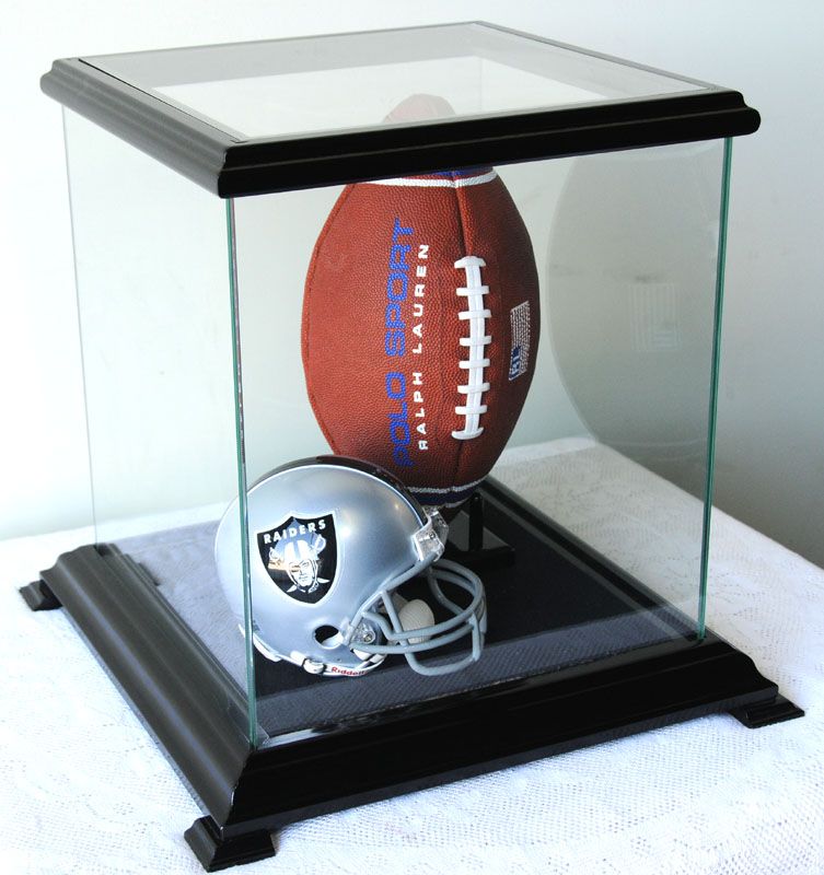 Glass Display Case for Basketball,Football,Soccer Ball  