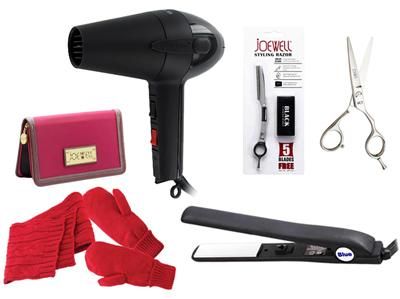   Joewell K1 5.5 Shears + Elchim Salon Hair Dryer + Iron MORE  