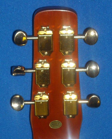 GOLD TONE SM WEISSENBORN HAWAIIAN STEEL SLIDE GUITAR & GOLD TONE HARD 