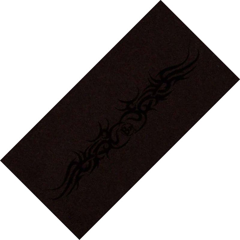 Buff Headwear Headband Tattoo Carbon  