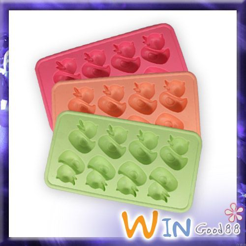 Silicone Duck Shape Party Ice Cube Soap Maker Mold Tray  