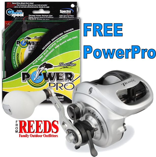 Shimano TranX 500 PG Power Gear Baitcasting Reel (+ FREE POWER PRO 