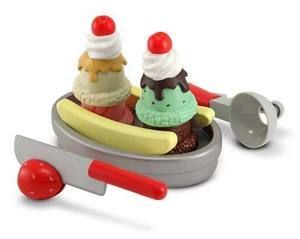 Melissa & Doug Ice Cream Slice and Scoop Sundae Set  