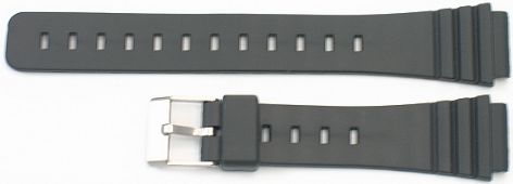 WATCH BAND BLACK RASIN 14MM ,CASIO,SEIKO,TIMEX,1177  