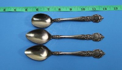 National Stainless ROSE & LEAF Teaspoons & Sugar Spoon  