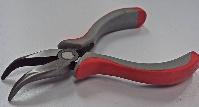 CURVE NOSE PLIERS STEEL LOOSE BEADS JEWELRY TOOL MAKING  