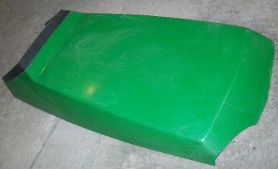 JOHN DEERE 425 445 455 LAWNMOWER TOP HOOD W/FRONT CORNER DAMAGE GARDEN 