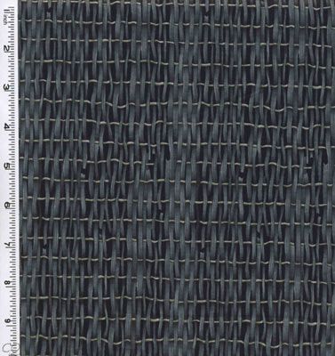   Landscape Quartet of Nature Basket weave Gray Cotton Quilt Fabric Yard