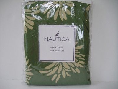 NAUTICA KEY LARGO FLORAL SHOWER CURTAIN PURPLE/GRN/TEAL  