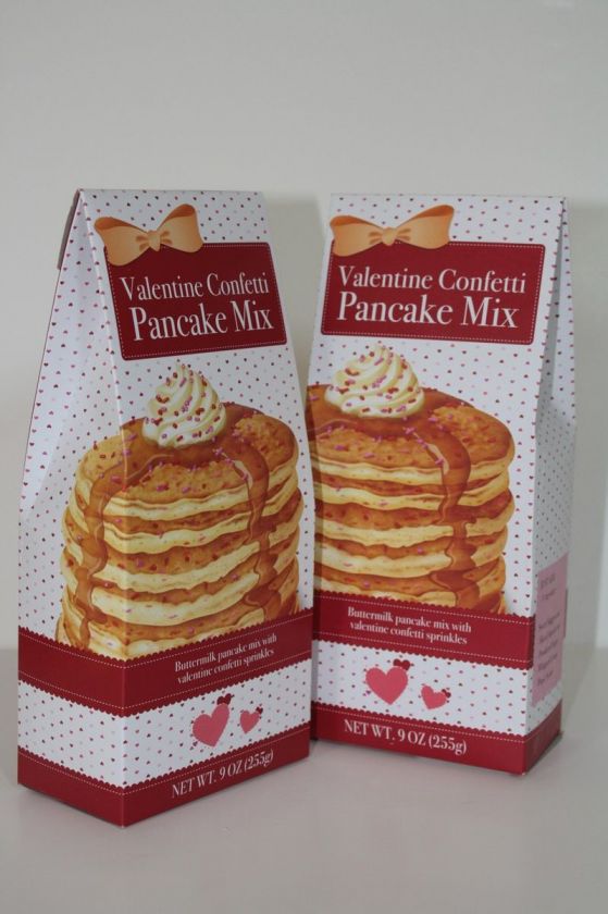 Valentine Buttermilk PANCAKE MIX with Valentine Confetti Sprinkles 