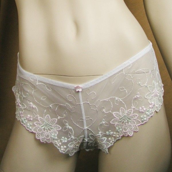 Sexy Embroiderd White Bra Set /12DD/34DD/75DD/ #C034  