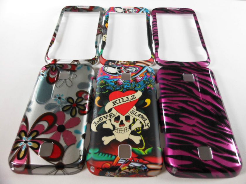 HARD PHONE COVER CASE 4 HUAWEI ASCEND M860 CRICKET METRO PCS SKULL 