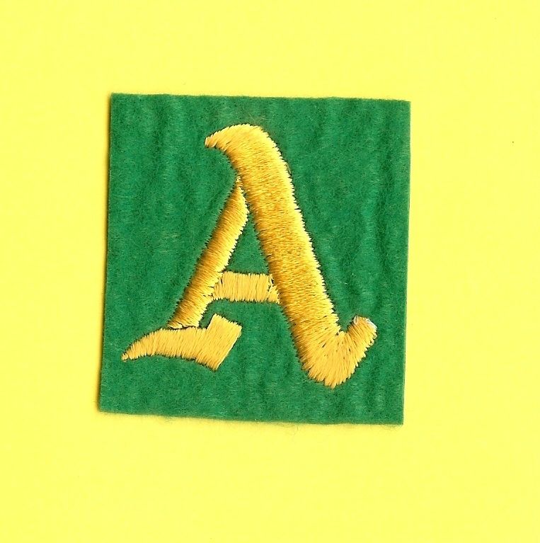 Vintage 1960s Oakland As Athletics MLB Baseball Patch  