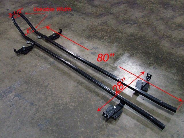 MOTORCYCLE TRAILER TIE DOWN RAIL KIT