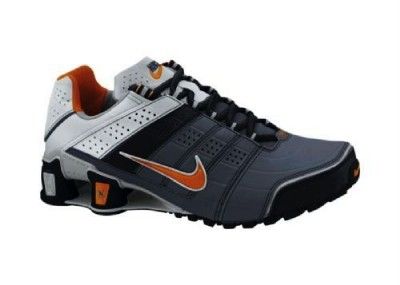 NIKE SHOX O`NINE MEN GREY/METALIC SLVR/ORNG SIZE 7_US  