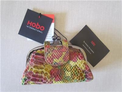 Hobo International SEA FLOWER LEA PRINT Coin Pouch  