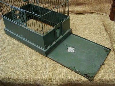 Vintage Crown Bird Cage  Old Antique Cages Birds Nice  