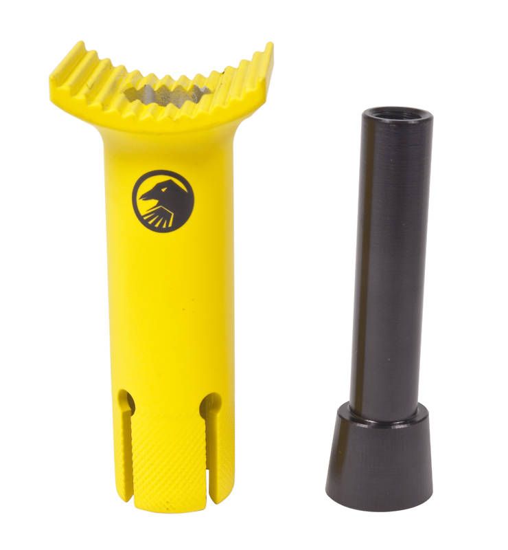 SHADOW WEDGE PIVOTAL SEAT POST SEATPOST YELLOW 25.4mm  