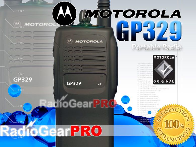 Motorola GP329 Portable Radio VHF 136 174Mhz GP 329  