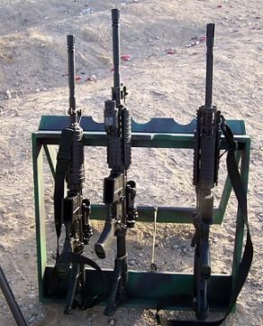 Desert Commando A Frame Portable Rifle Rack  