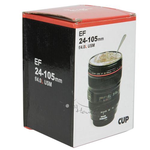 New Lens EF 24 105mm 14L USM Drink Cup Mug for Caniam  