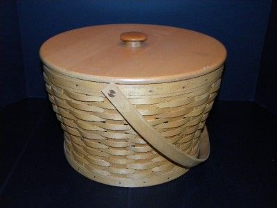 LONGABERGER HOSTESS SEWING BASKET 1999 RETIRED  