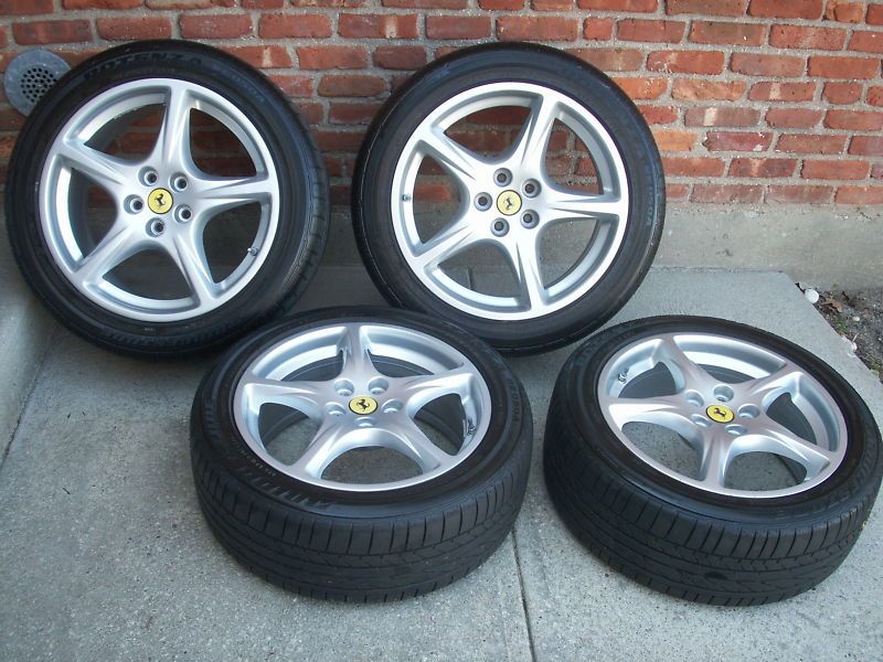 FERRARI 612 SCAGLIETTI RIMS AND TIRES 19 INCH  