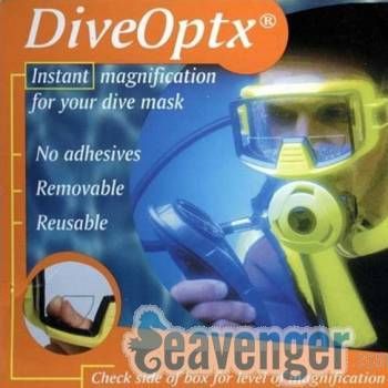 Dive Optx Flexible Magnifier Bi Focal Inserts   dive   snorkel