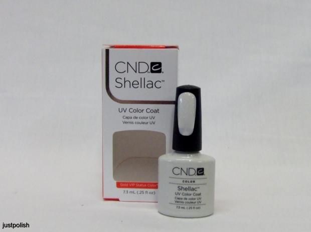 CND Creative Nail SHELLAC UV Gel Polish Gold VIP Status Color .25oz/7 