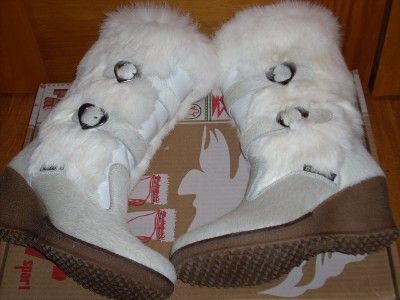   Sport Leather Apres Ski Fur Giorgia Blanco Boots Made in Italy 40 US 9